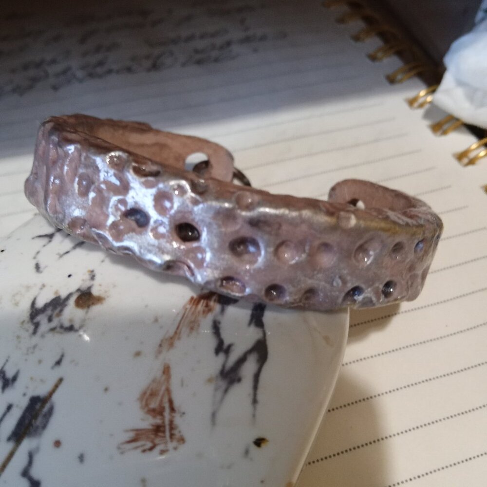 HAND MADE POLYMER CLAY BRACELET..